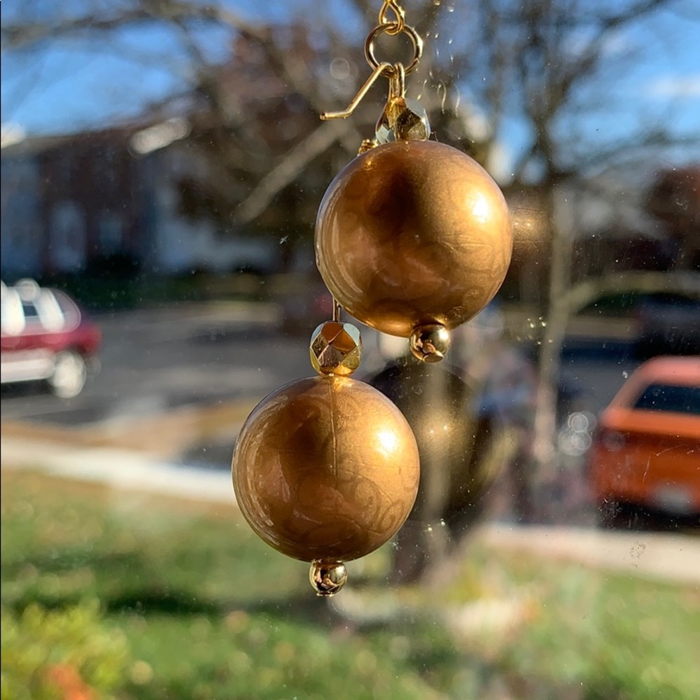 2 pairs Christmas Holiday Earrings - Picture 2 of 4